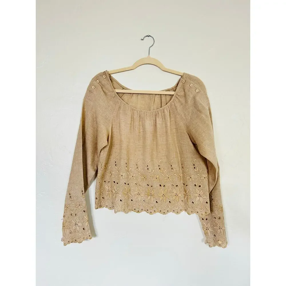 Vintage Bohemian Longsleeve Top